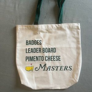NWT Masters Exclusive Canvas Tote Bag